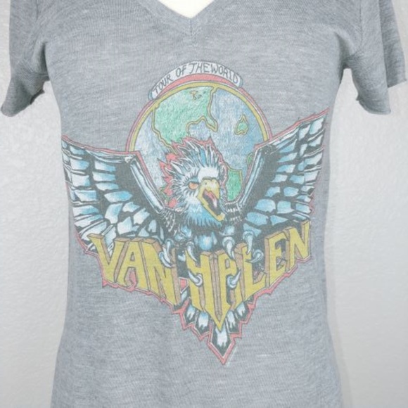 Chaser Tops - Chaser Van Halen Band Tee XL-runs small